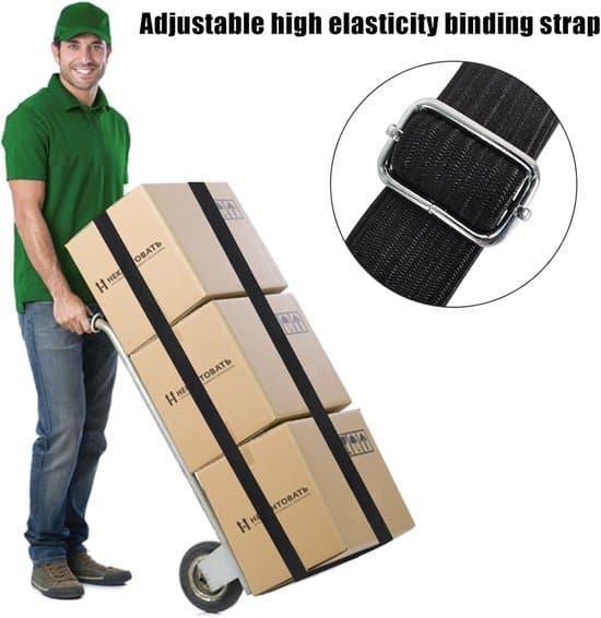 Flad elastiksnor - 60 cm - med krog - 2 stk.
