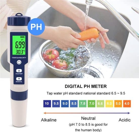 pH-meter, 5-i-1 pH / TDS / EC / salinitet / temperatur vandkvalitetstester, 1 stk.
