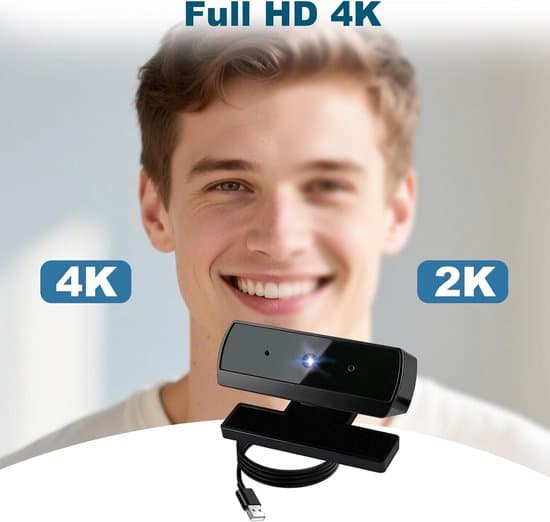 Webbkamera för PC - Streamingkamera - 4K-kvalitet - streamingwebbkamera