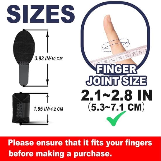 5-finger skinnesupport til triggerfinger og ledskade, sort