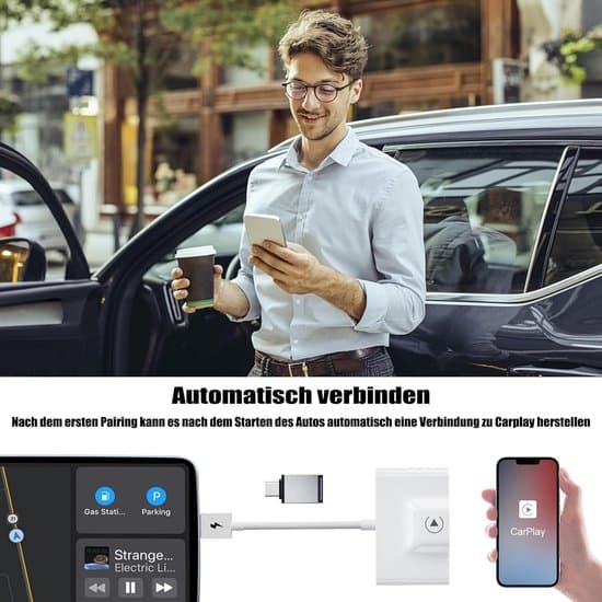Trådløs CarPlay-adapter til iOS - Kablet CarPlay til Trådløs CarPlay
