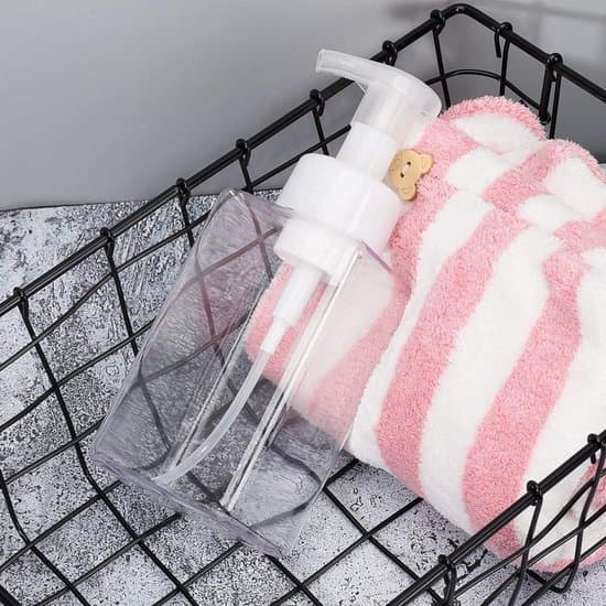 2-pack 450 ml transparenta skumtvål- och lotiondispenserflaskor i plast