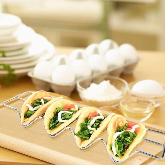 2-delt tortillaholder i rustfrit stål til restauranter og fester