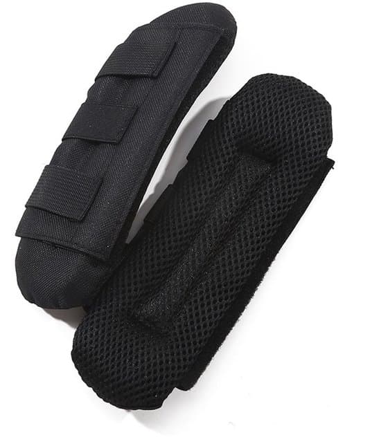 1-par Velcro Skulderrem/Rygsækpolstring - Sort