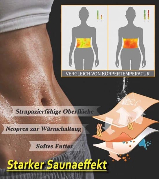 Neopren taljetræner - Sort - Størrelse L