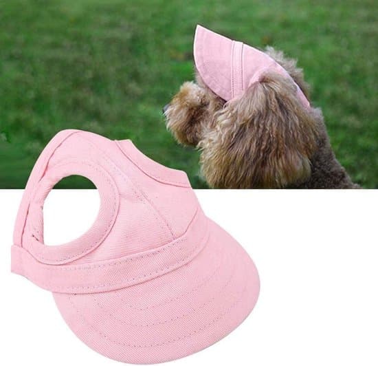 Rosa hundbasebollkeps - storlek L