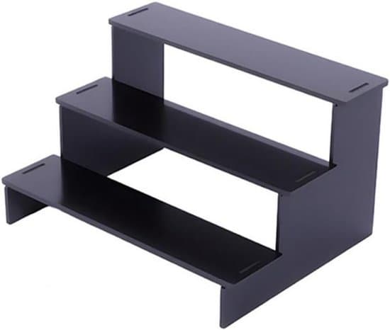 Multifunktionel Parfume Organizer - Sort - 30 x 21 x 15 cm