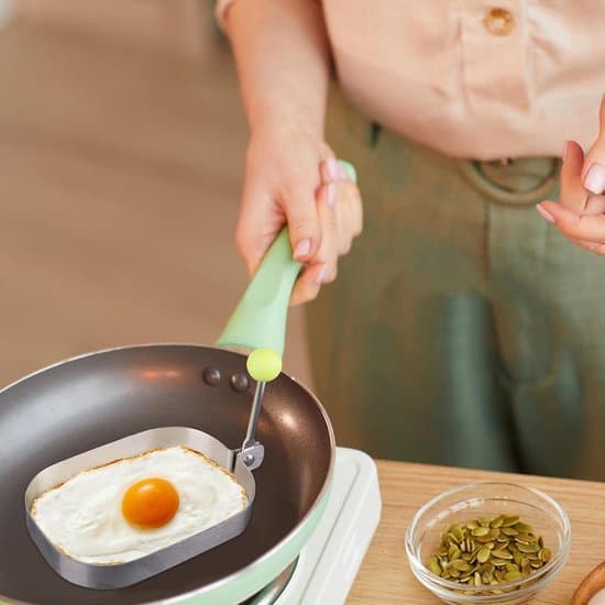 Rektangulär non-stick ägg- och pannkakspanna i rostfritt stål för camping