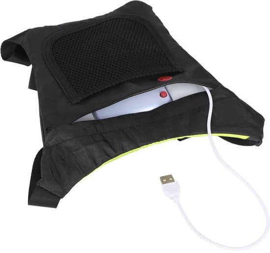 Refleksvest med fjernstyrede blinklys, USB LED