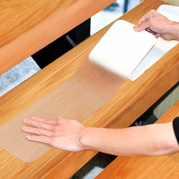10-pack halkskyddsremsor för trappor - trappskydd (10 x 60 cm)
