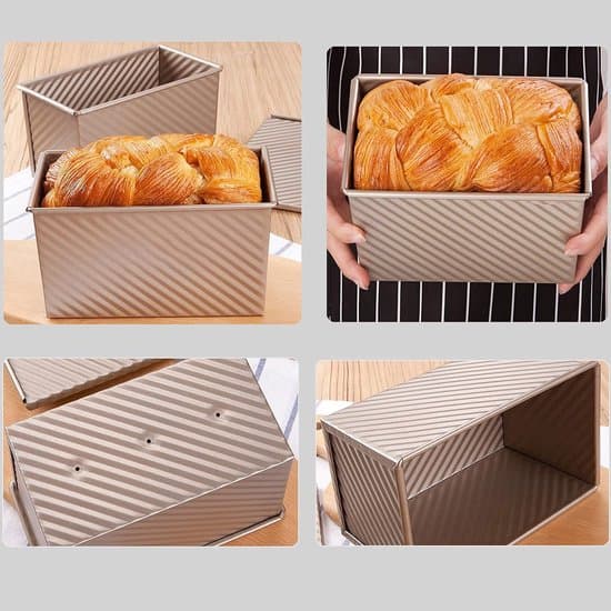 19x9,5x8 cm Non-Stick Brödform med Lock