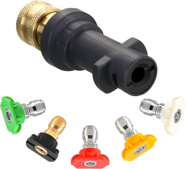 Højtryksrenser Quick Adapter Kärcher K2 K7 5 Dyser 1/4 Tomme Fitting