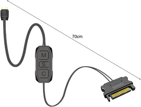 ARGB Controller - Belysningsmodul - Computeriseret Belysning - Flere Tilstande - 11,3 x 7,7 cm