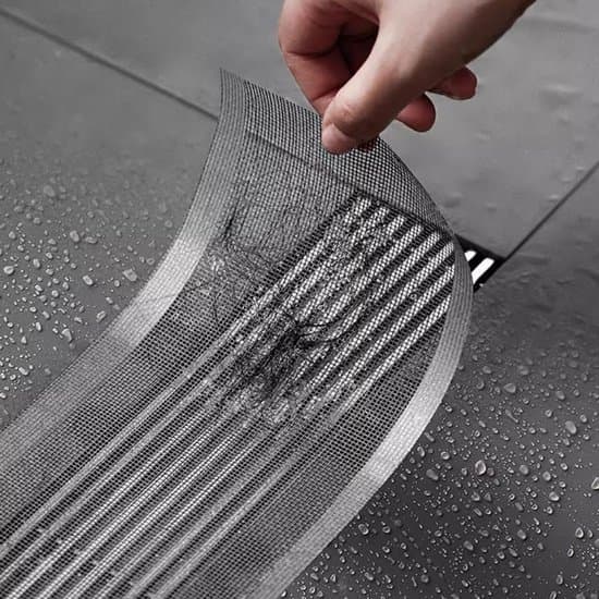Bruseafløb Hårfanger - PVC Mesh - Med Skraber