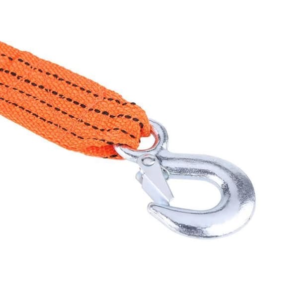Släpvagnsrem - 4m x 4cm - Höghållfast nylon - Säkerhetskrok
