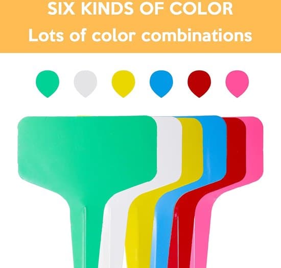 600-pack 6 x 10 cm PP-plast grönsaks- och trädgårdsskyltar
