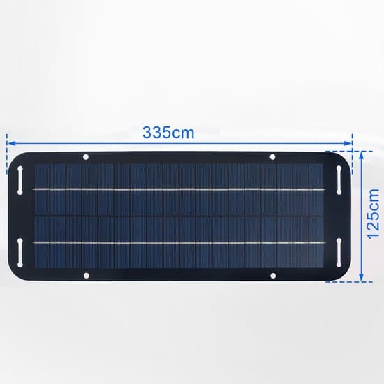 Sammenfoldelige solpaneler, 18V, IP65, USB, til biler/autocampere/både