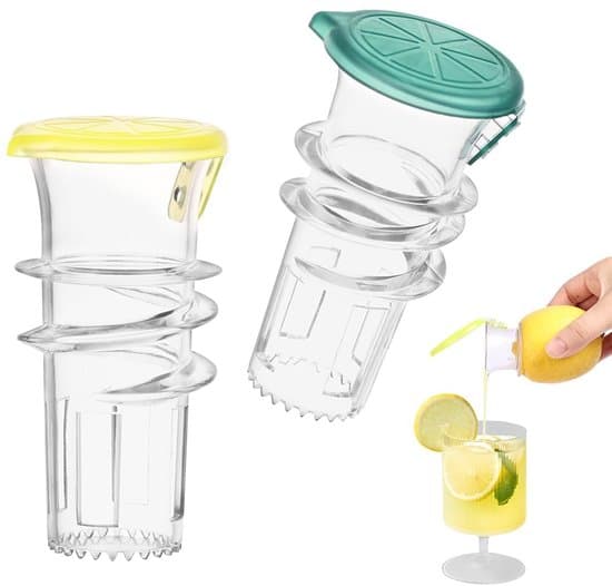 - 2-delad manuell citronpress för kök och drycker