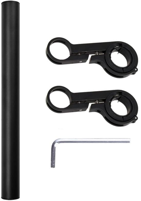30 cm multifunktionell förlängningsfäste för cykelstyre/styrstam