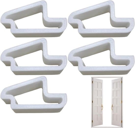 Fönsterbegränsare - Dörrsäkerhetsanordningar - Vit - 5-pack