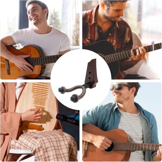 Gitarrväggfäste, fiol, ukulele, banjo, akustisk/elektrisk gitarrväggfäste, U-format professionellt stativ
