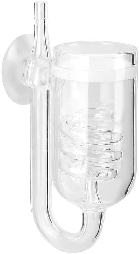 Høj Gennemsigtighed CO2-Diffuser - Glasdiffuser - Akvarieplante Atomizer - Kompakt Høj Diffusion til Akvarium
