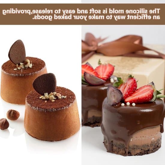- Silikoneform Chokoladeform - Bageforme - Muffin-/Kageforme - 24 Lag - 3 cm - Stødsikker - Bageplade