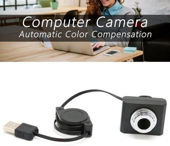 Mini USB Webcam - Computer Webcam - Videochat - Automatisk Hvidbalance - Kompakt - Sort
