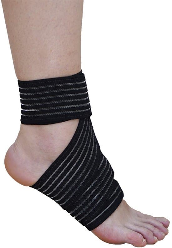 Ankelbandage – Blød fiksering, kompression, til ankelled