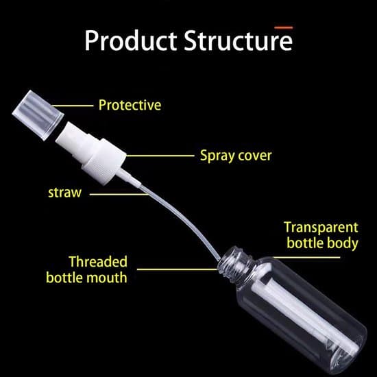 Tomme sprayflasker - 4-pak - 20 ml - Hvid