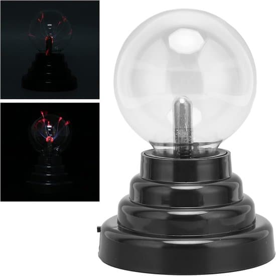 Plasma Kugle, 7,5 cm diameter berøringskontrol specialeffektlys