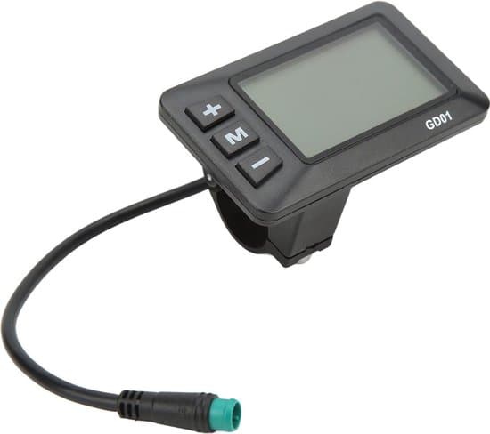 Elcykel LCD-display - 36V/48V - 22,2 mm styre
