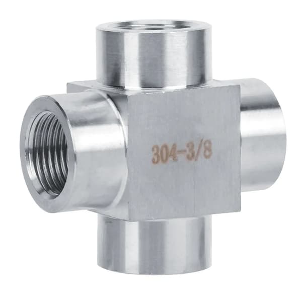 T-stykker i rustfrit stål, rørfittings i rustfrit stål, rørfitting-forbindere, rørfitting-adaptere