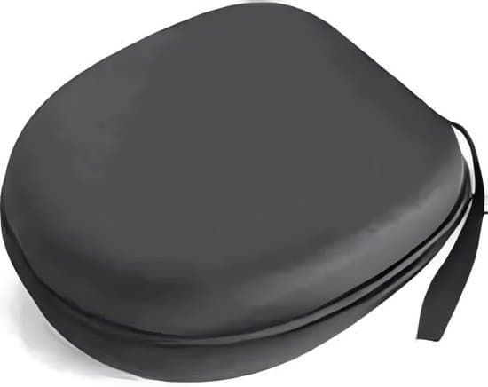Hårt Material Hörlurar Skyddsfodral - Bärbart Bluetooth Hörlursförvaringsfodral - Svart