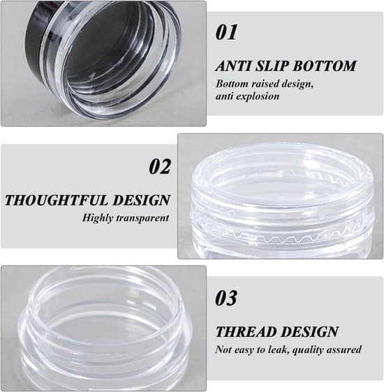 10-delad minipackbox, rund packbox, plastpackbox, bärbar pillerask, multifunktionell transparent packbox
