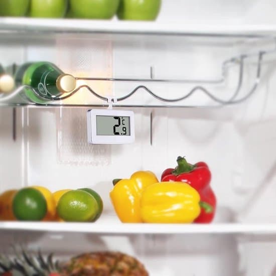 2-pak digitalt køleskabs-/frysetermometer - med LCD-display