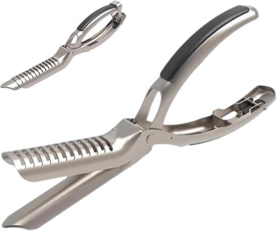 Ergonomisk ribbenshinde-fjerner i rustfrit stål, 1 stk.