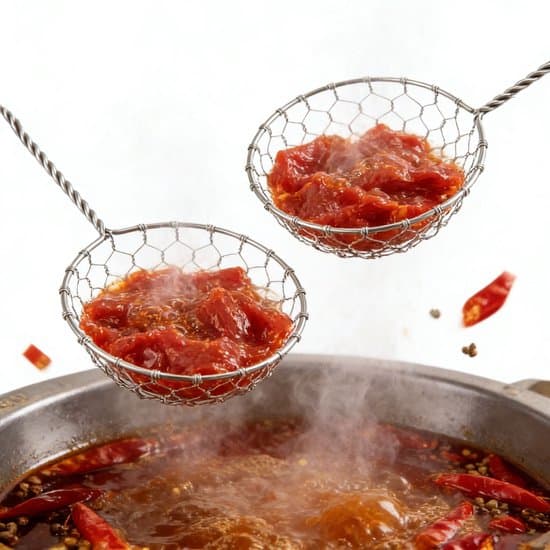 Hotpot si - Grovmasket design - Sæt i rustfrit stål - 4 dele