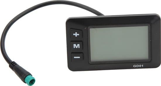 Elcykel LCD-display - 36V/48V - 22,2 mm styre