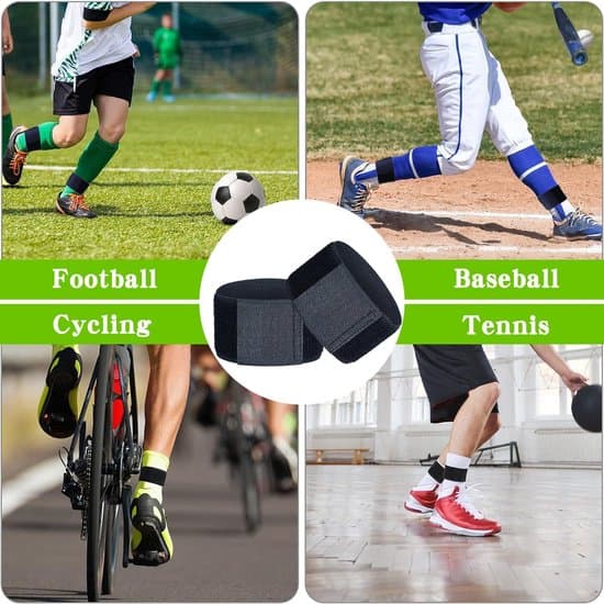 Fodboldbenskinner - Fodboldarmbeskyttere - Sport - Åndbart materiale - 2-pak - Sort