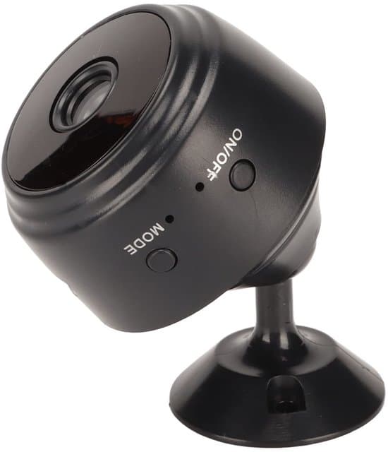 - Trådlös videokamera - Mini säkerhetskamera - HD 720p - Trådlöst format - Säkerhetskamera - WiFi videoövervakning - Lämplig för t...
