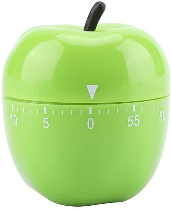 Mekanisk kökstimer - Grön äggklocka - Max 60 minuter - ABS-material