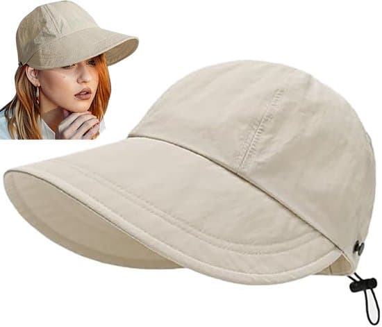 Hatt, Dam Solhatt, UPF50+, bred brätte, maskkrok