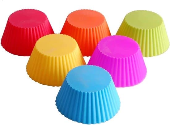 24 genanvendelige silikone bageforme, muffinforme