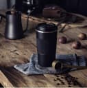 Stor isoleret krus i rustfrit stål, skridsikker, 510 ml - Sort