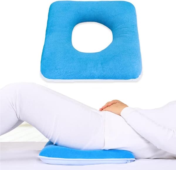 2-pak donutformede postoperative anti-liggesår hoftepuder, 38/43 cm