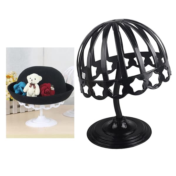 Baby parykhætte ramme, plastik, 52cm, sort