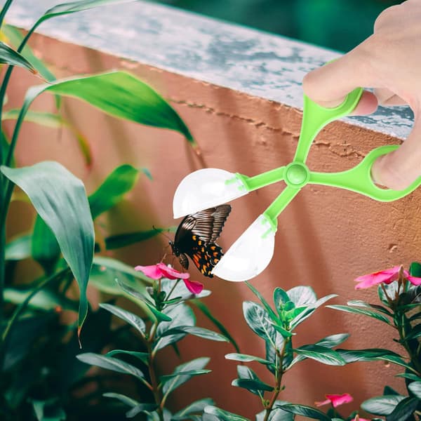 2-pack med insektsfällor för barns utomhusäventyr (blå)