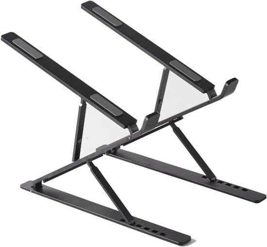 Vikbart bärbart ventilerat laptopstativ i aluminiumlegering, 10-15,6 tum