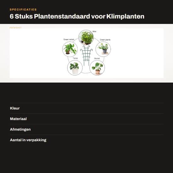 Stöd för klätterväxter, 6 delar, växtstöd, minispaljé